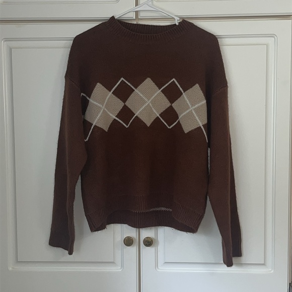 SHEIN sweater, small. Brown. - Picture 2 of 4